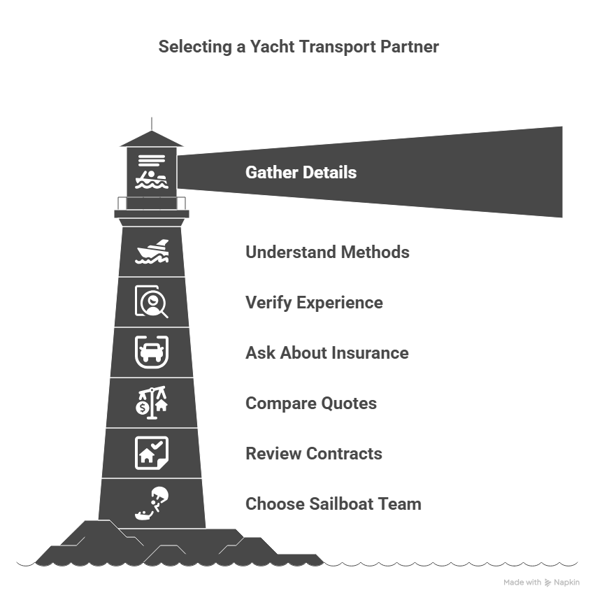 yacht transport near me