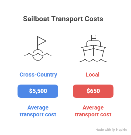 Cost to transport a 30-foot sailboat