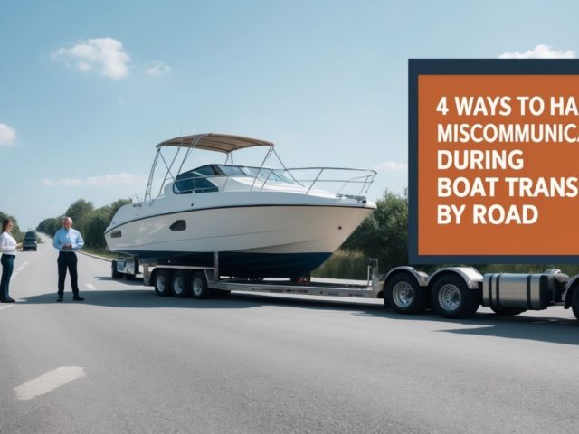 4 Ways to Handle Miscommunication During Boat Transport By Road