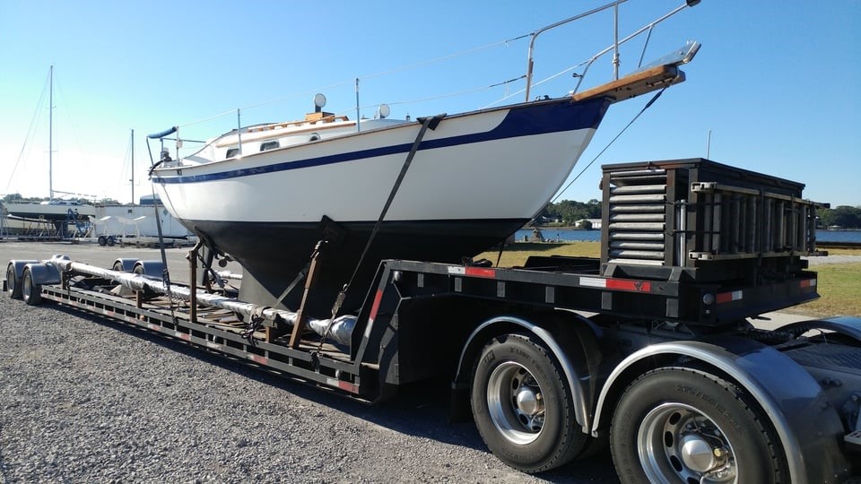 shipping a boat cross-country