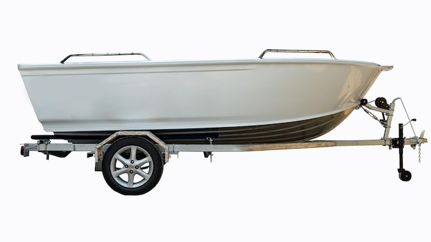 boat launching process at a ramp