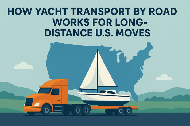 How Yacht Transport by Road Works for Long-Distance U.S. Moves