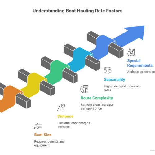 This image discusses the factors that affect the boat hauling rates