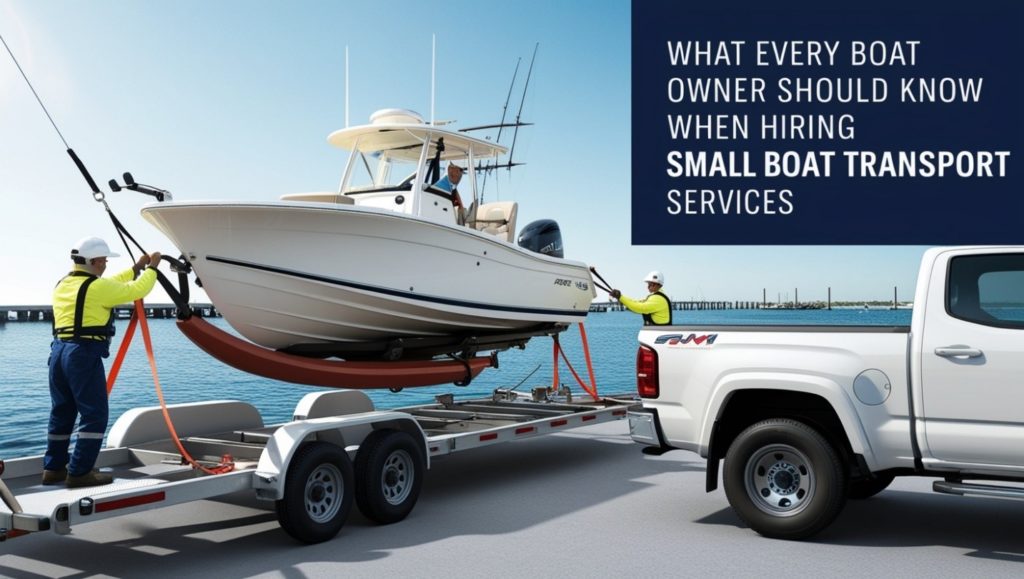 What Every Boat Owner Should Know When Hiring Small Boat Transport Services
