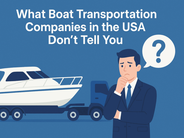 What Boat Transportation Companies In The USA Don’t Tell You