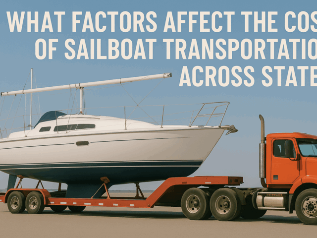 What Factors Affect The Cost of Sailboat Transportation Across States