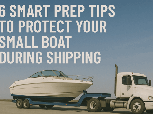 6 Smart Prep Tips To Protect Your Small Boat During Shipping