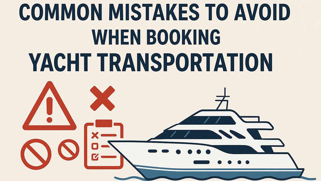 Common Mistakes To Avoid When Booking Yacht Transportation