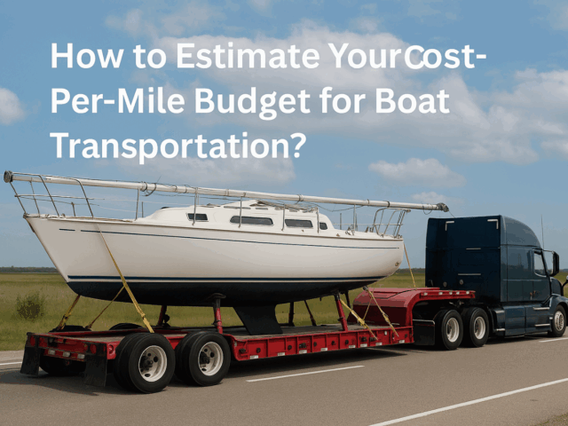 How to Estimate Your Cost-Per-Mile Budget for Boat Transportation?